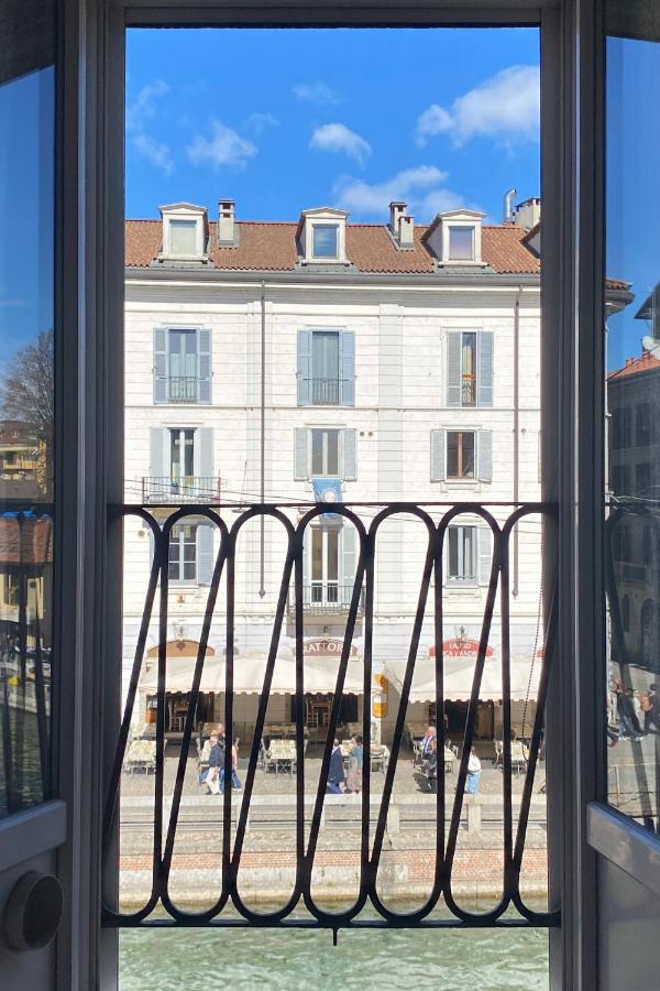 Canal View Historical Apartment Милан Экстерьер фото